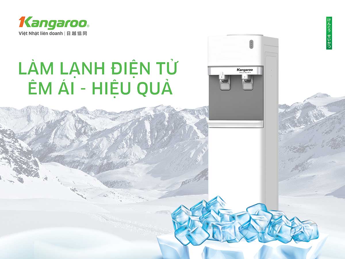 Cây nước nóng lạnh Kangaroo KG35A2 làm lạnh bằng chip điện tử